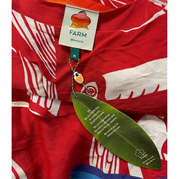 FARM Rio Tucano Tiered Mini Dress -Size M- NWT - Picture 7 of 10